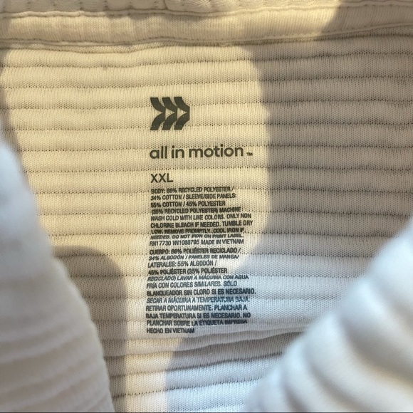 All in motion cowl neck ribbed top side zippers - Picture 6 of 8